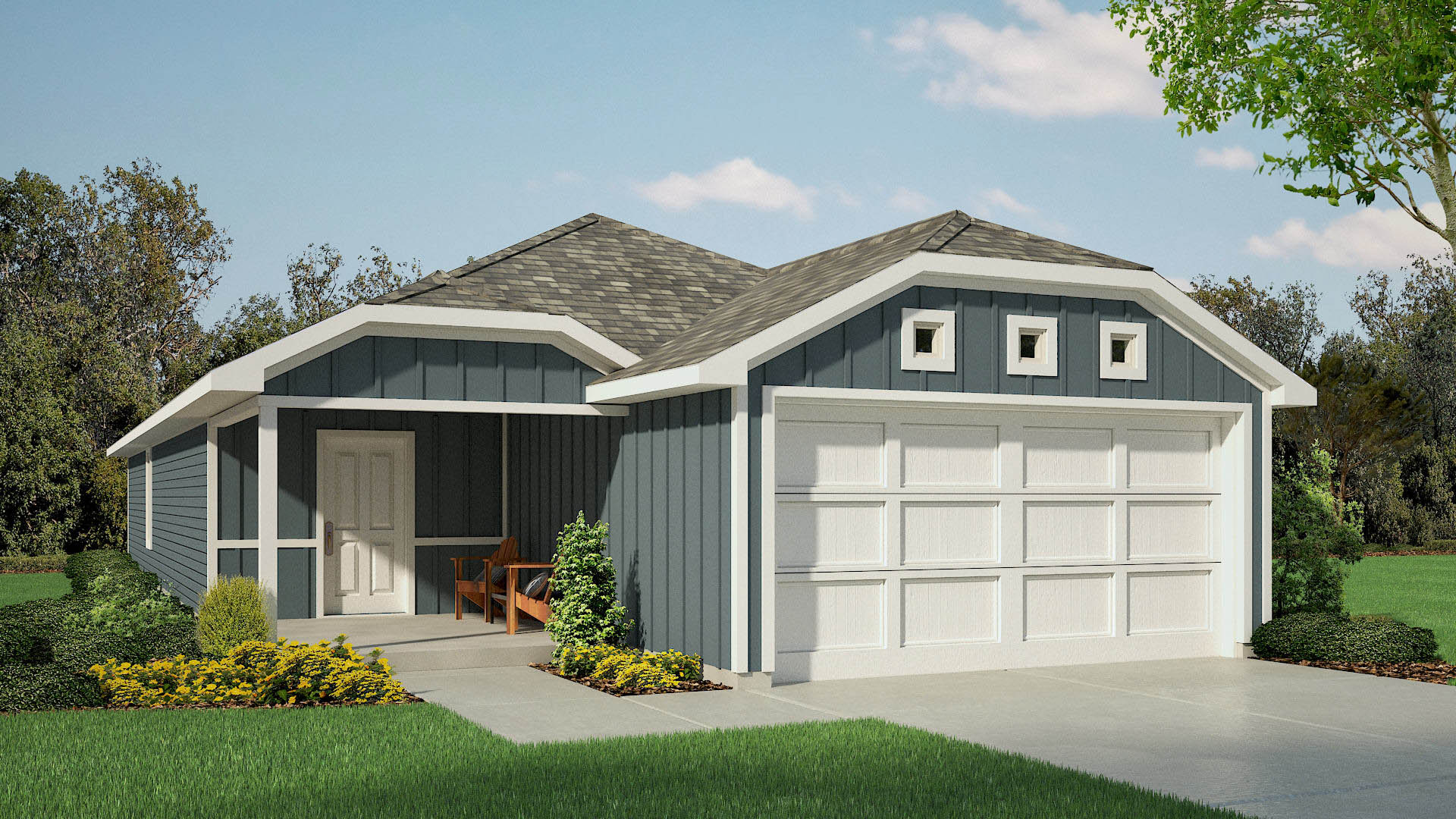 Floor Plan in Sunnycreek Crowley, TX D.R. Horton