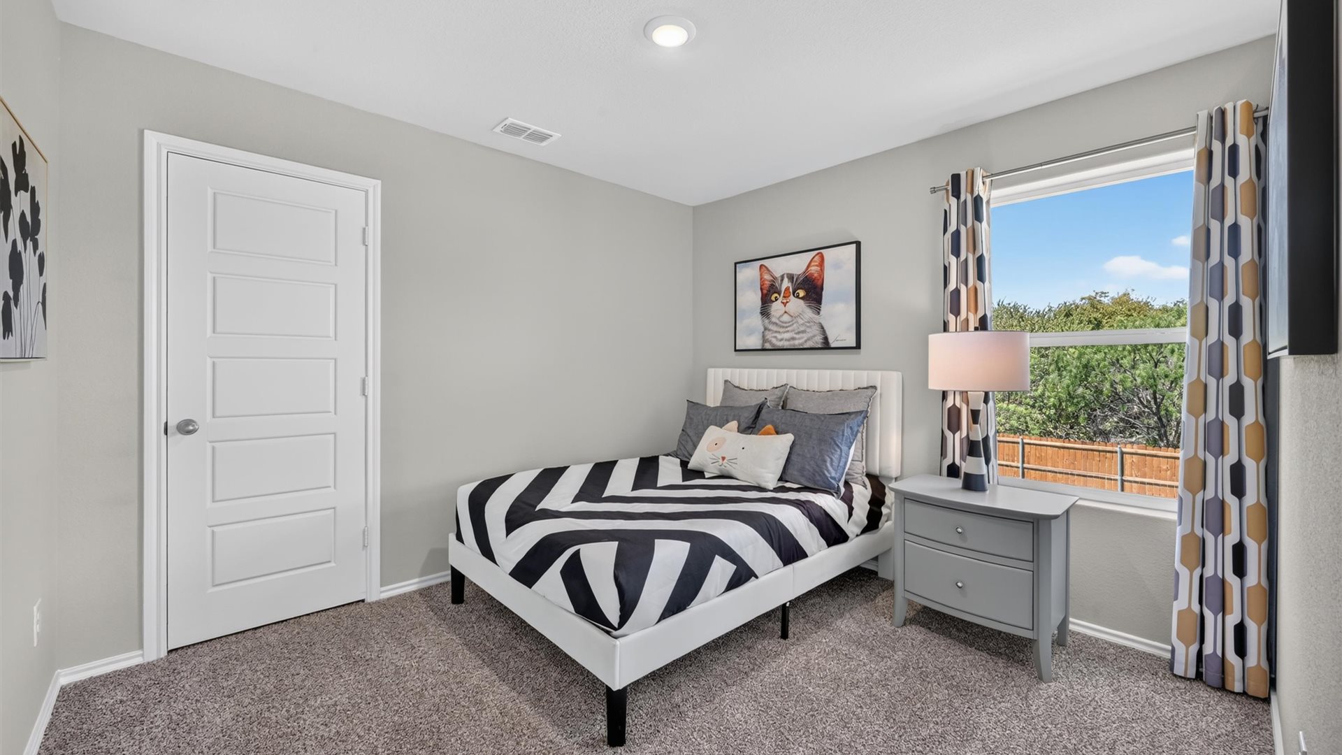 Bedroom 4 staged as kid's room