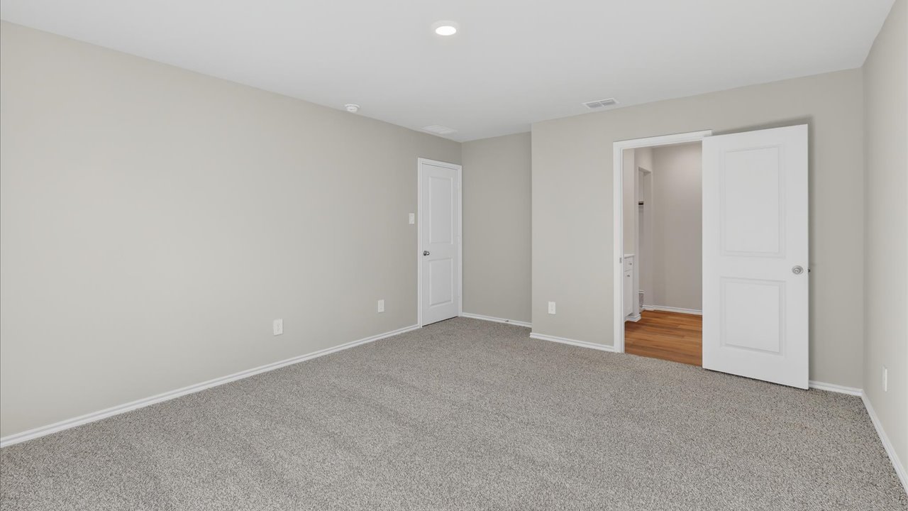 Bedroom 1 with ensuite bathroom