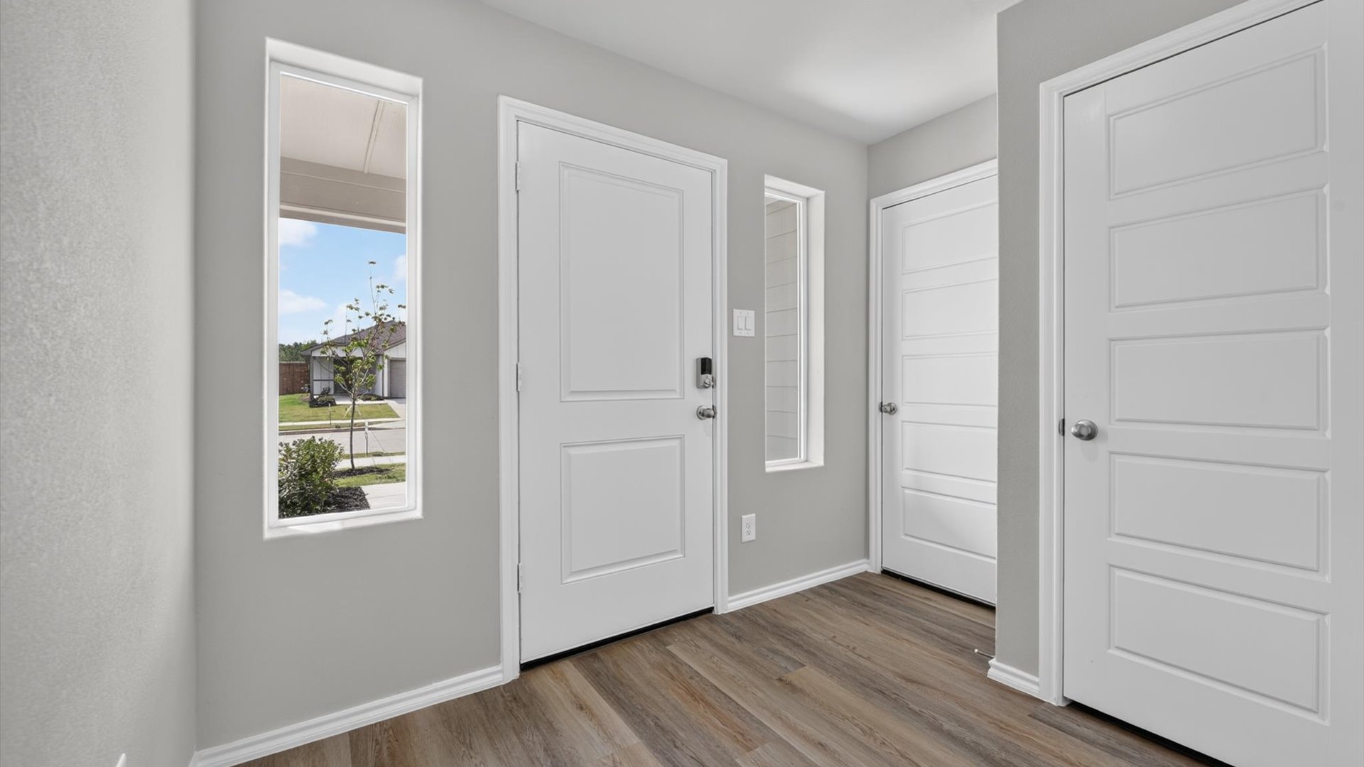 Front entry and foyer