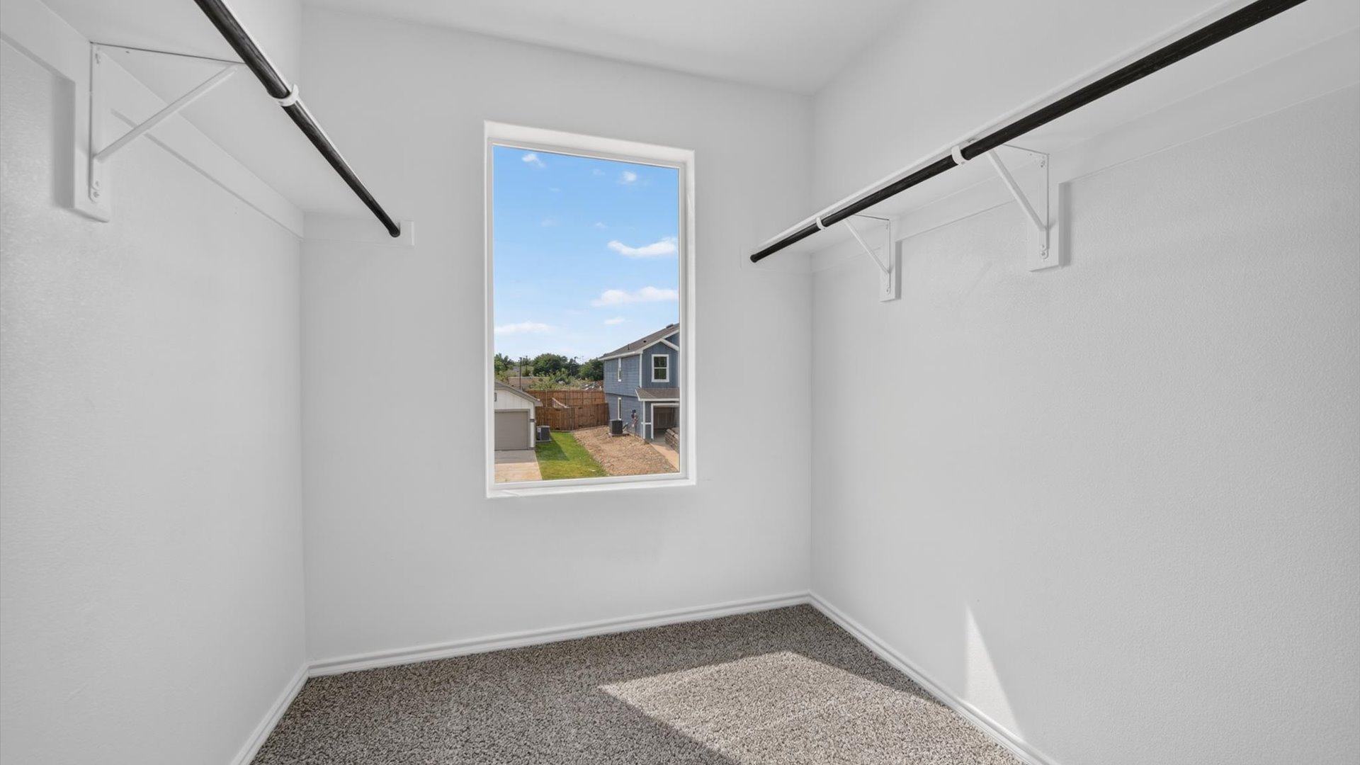 Primary walk-in closet