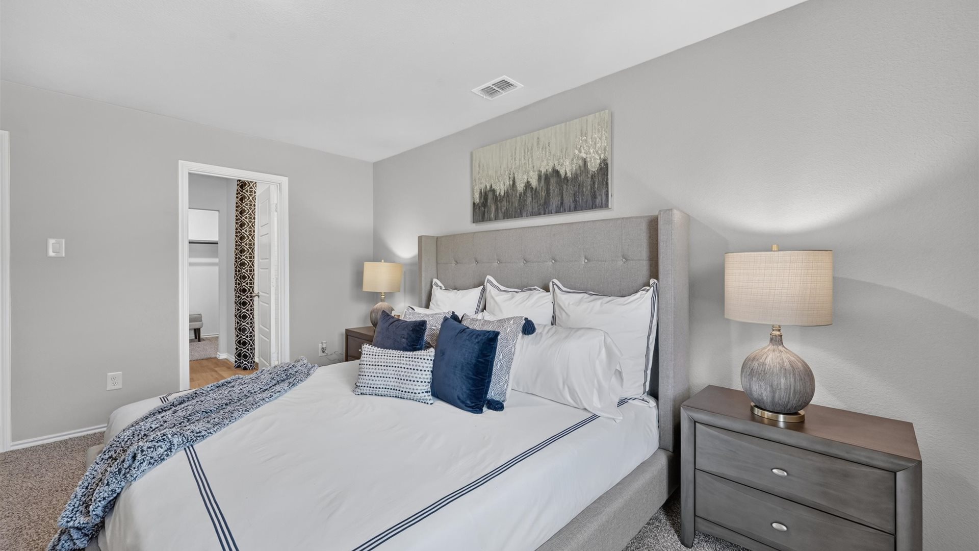 Bedroom 1 with ensuite bathroom
