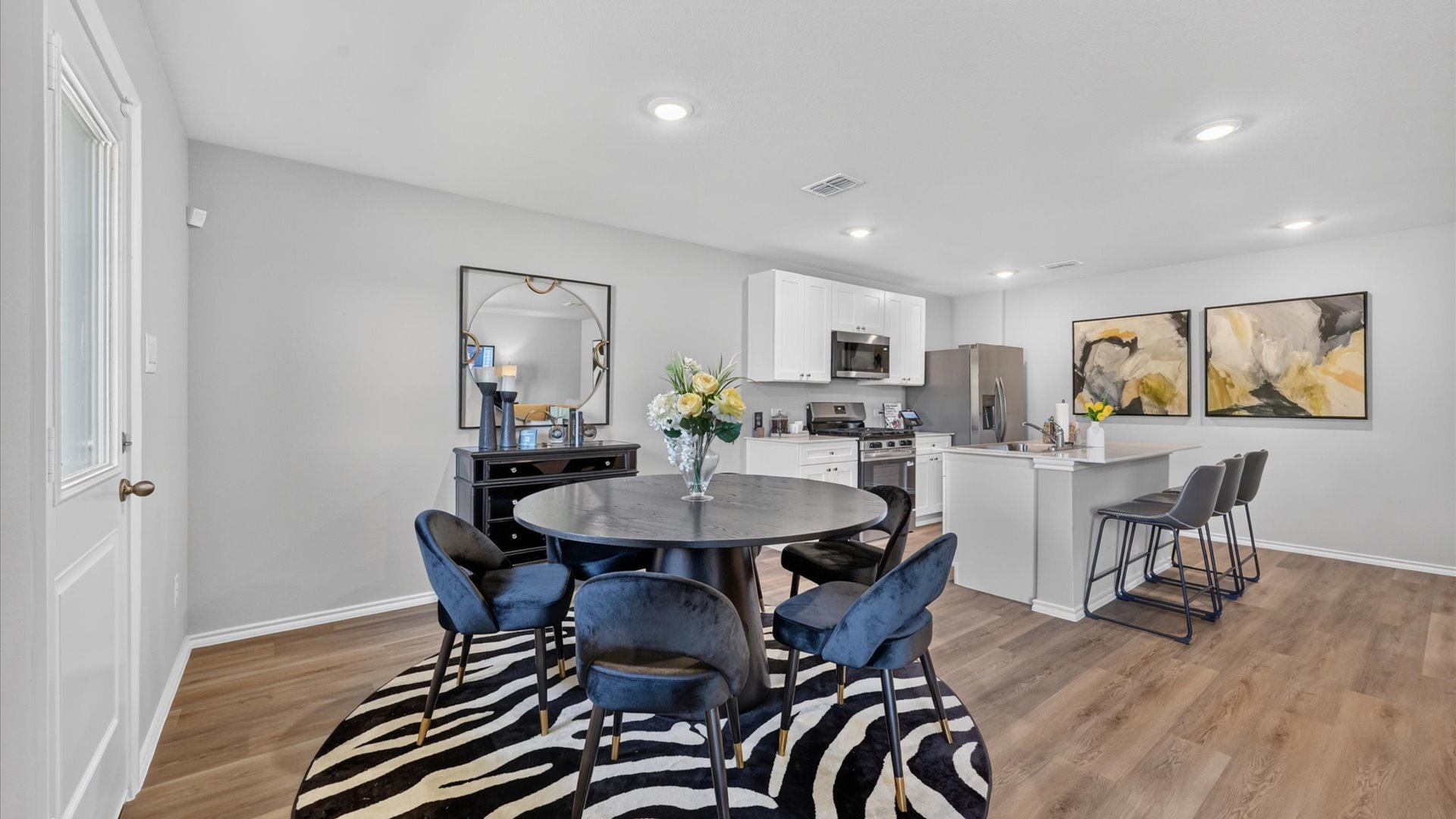 Kitchen and dining space