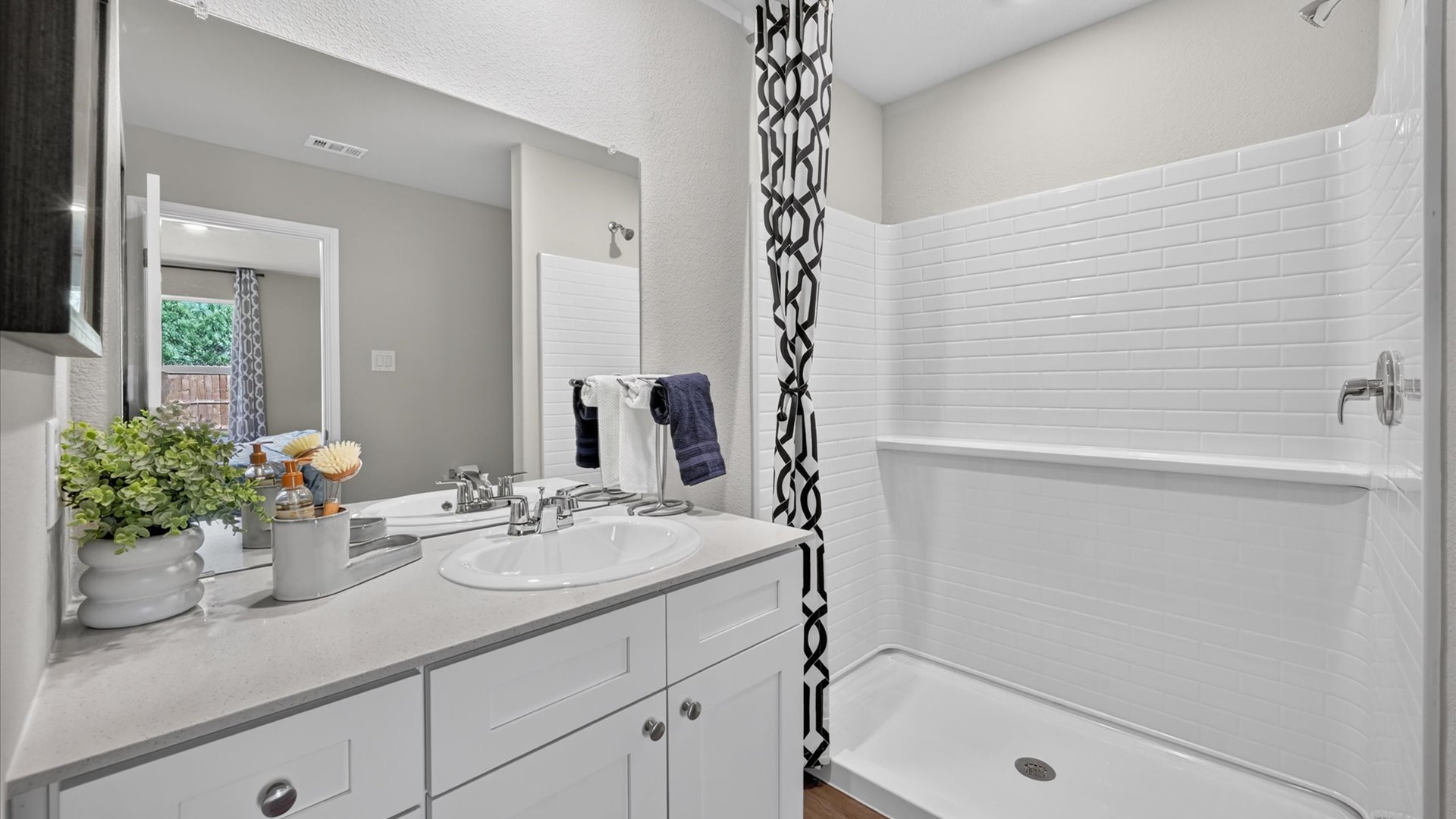 Primary bath with vanity