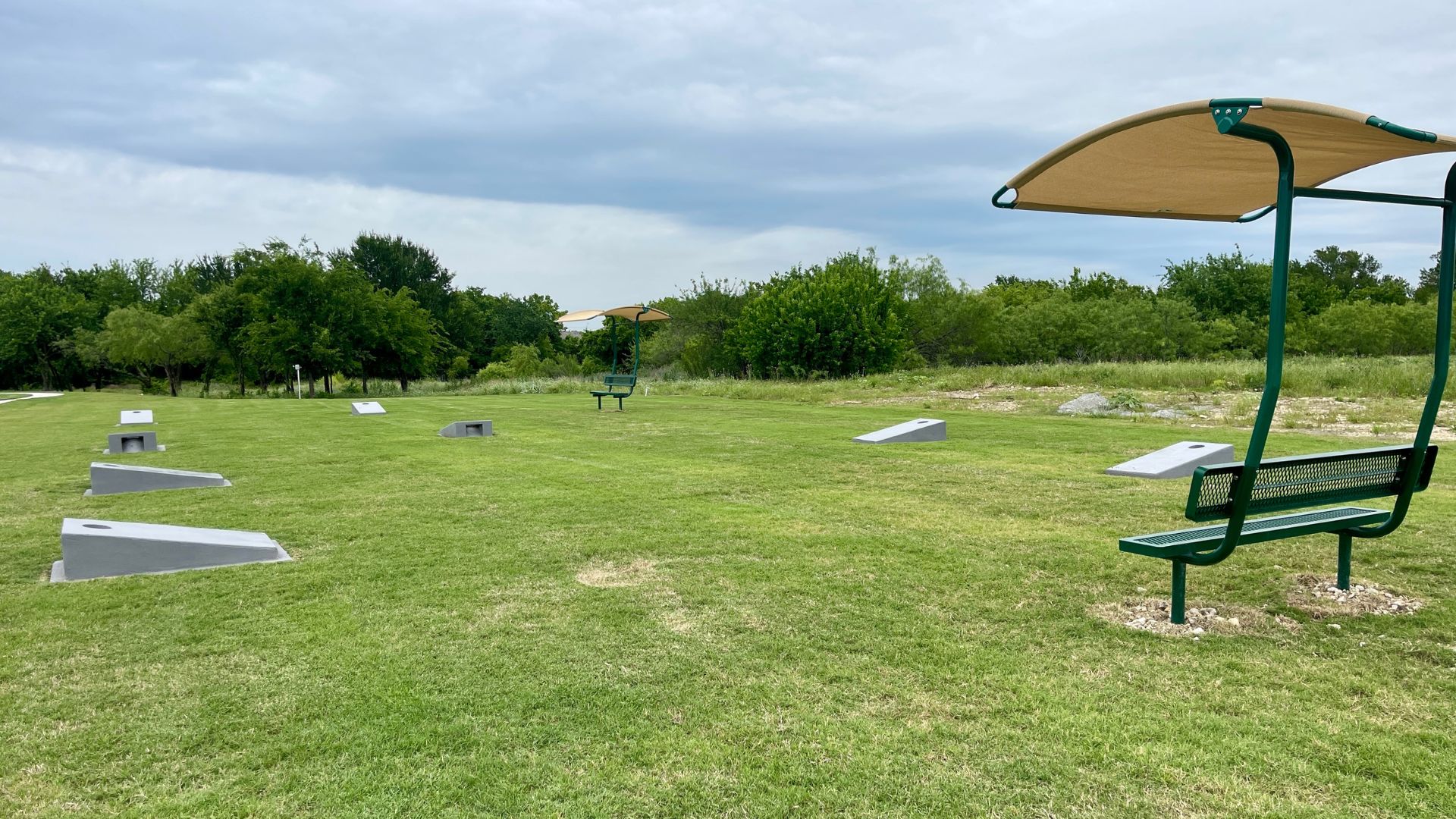 cornhole area