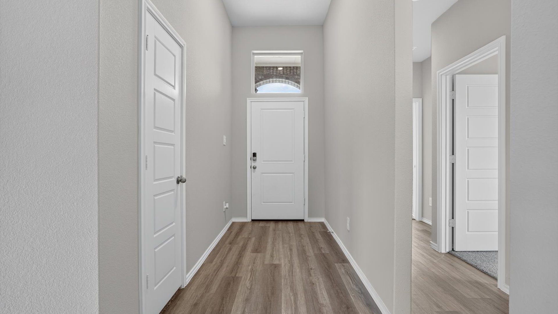 Spacious foyer and hallway