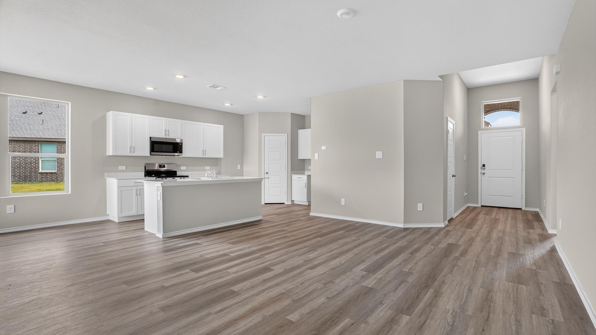 Open concept living area