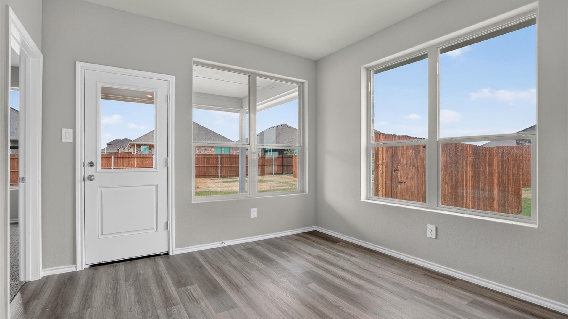 Living and dining space