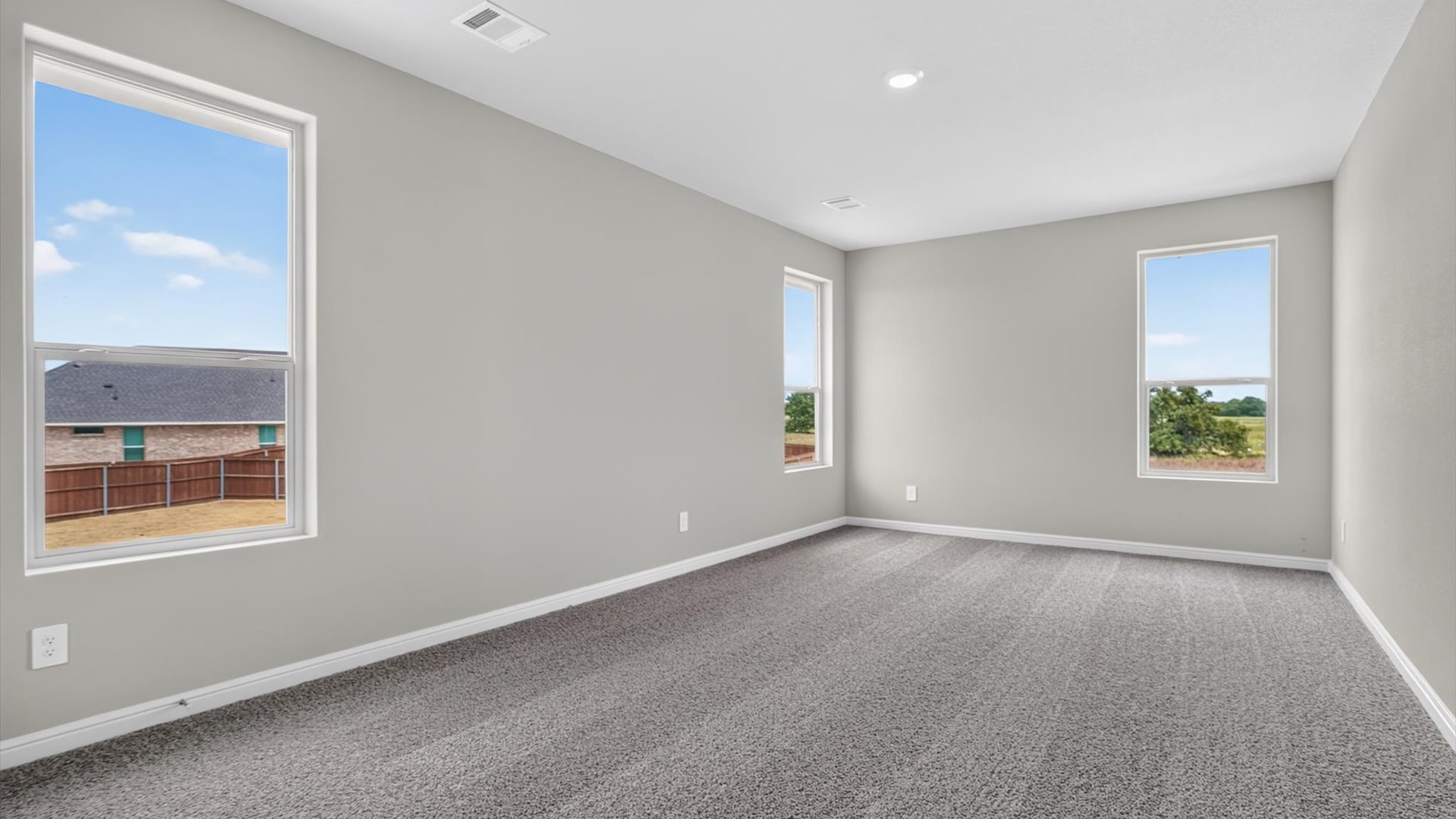 Upstairs game room and landing