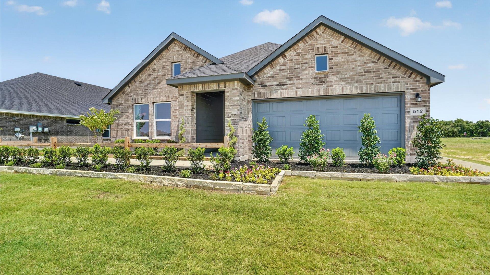 Texas Cali single-family home with two-car garage