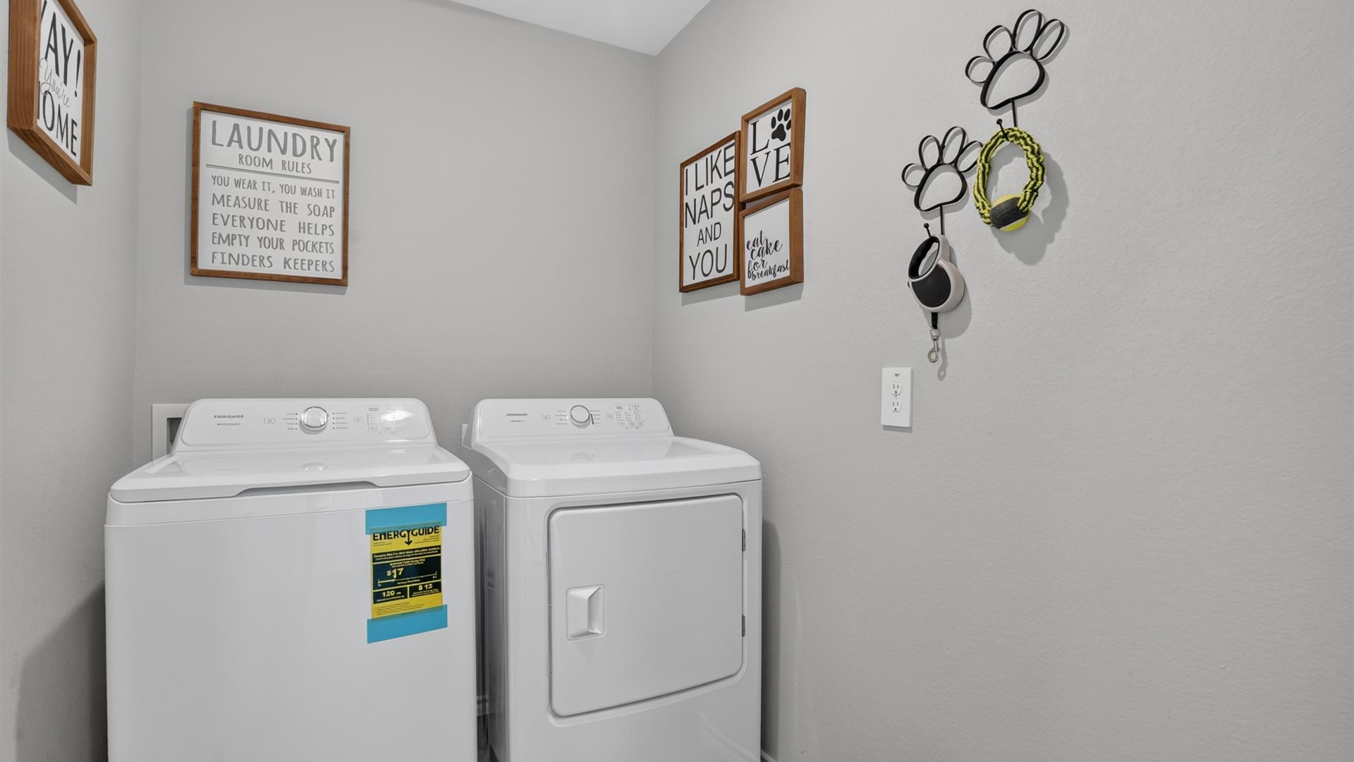 Laundry and utility closet