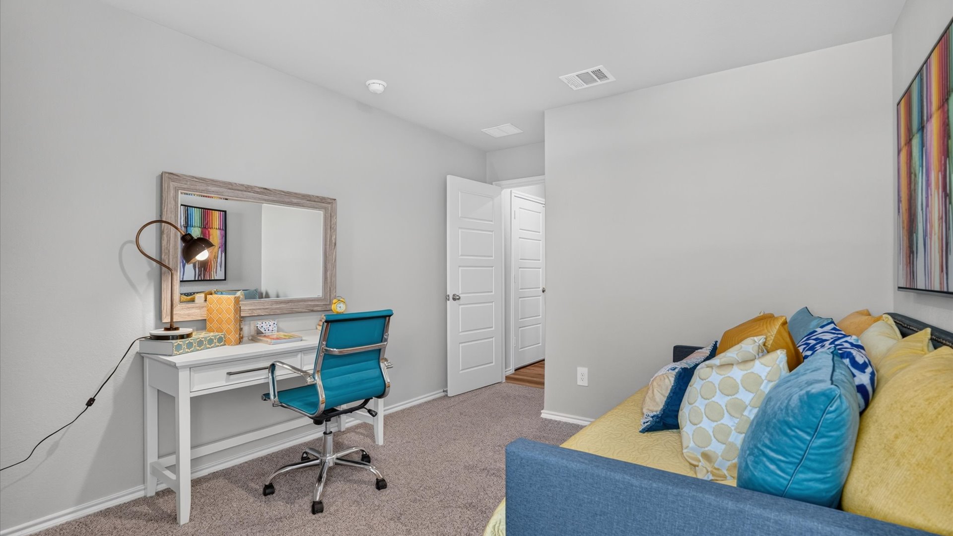 Bedroom 4 with space for bed and desk