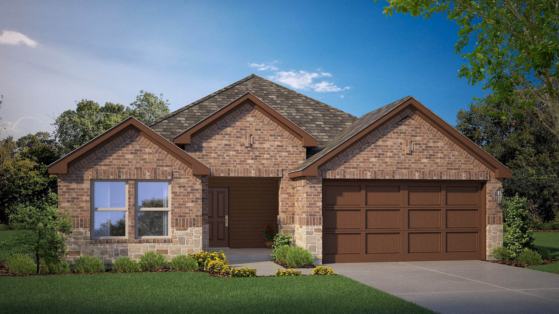 Denton elevation G rendering