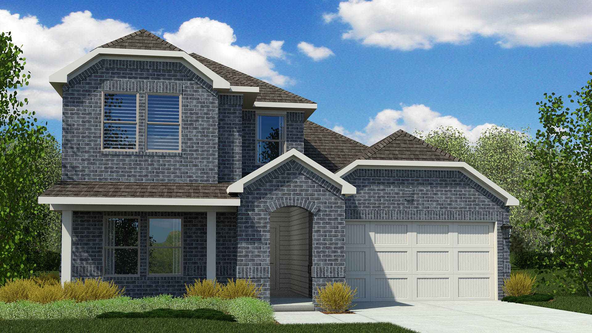 Midland elevation H rendering