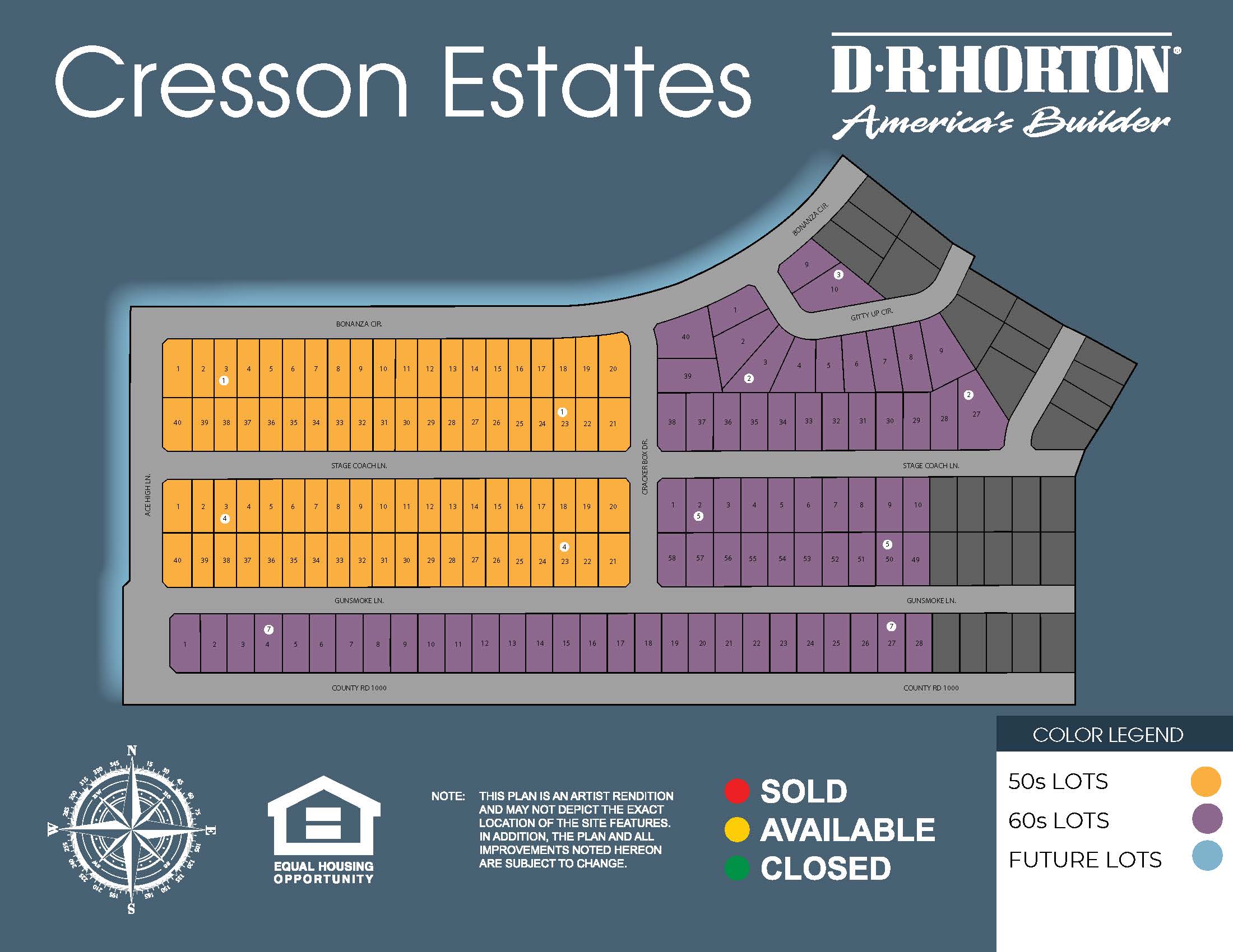Static Lot Map