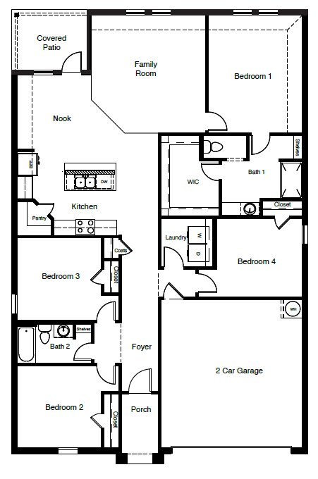 Texas Cali Floorplan