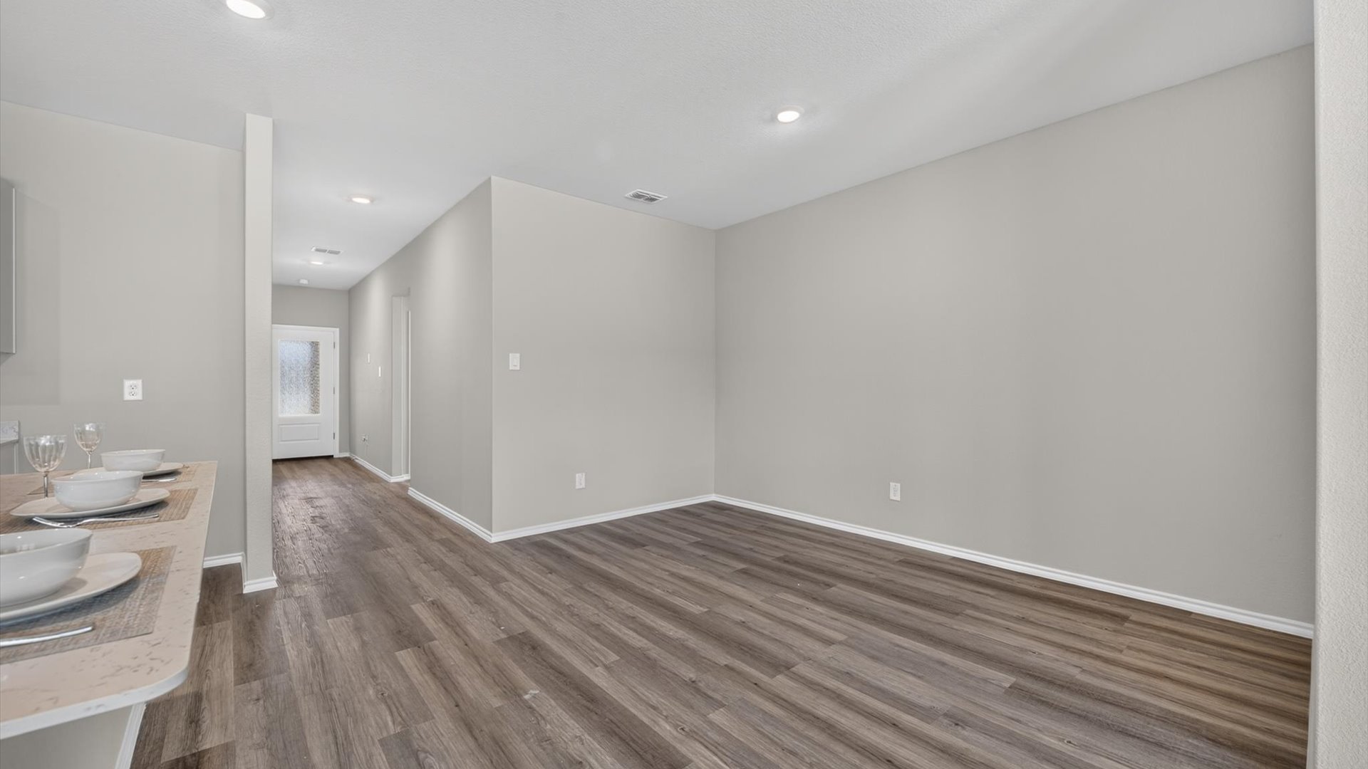 Open dining area