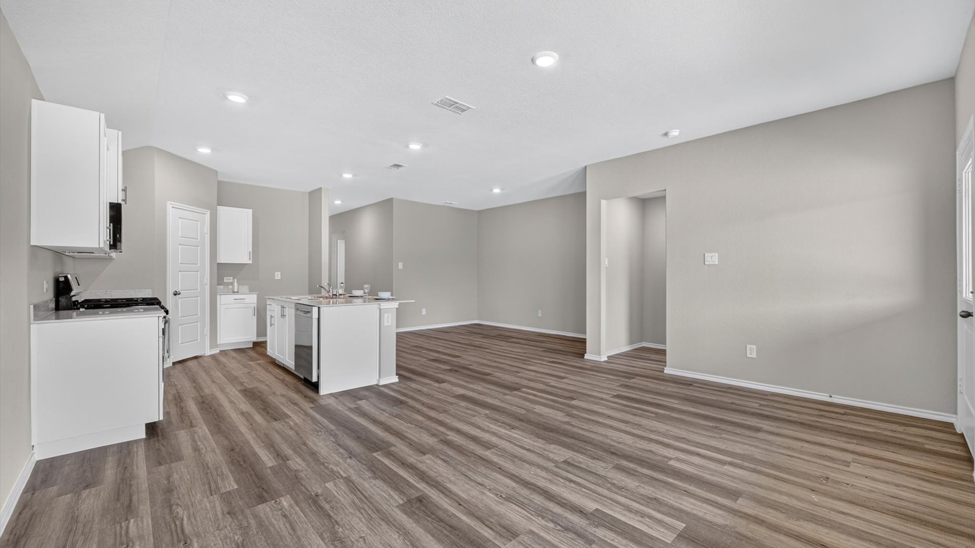 Dining and living area