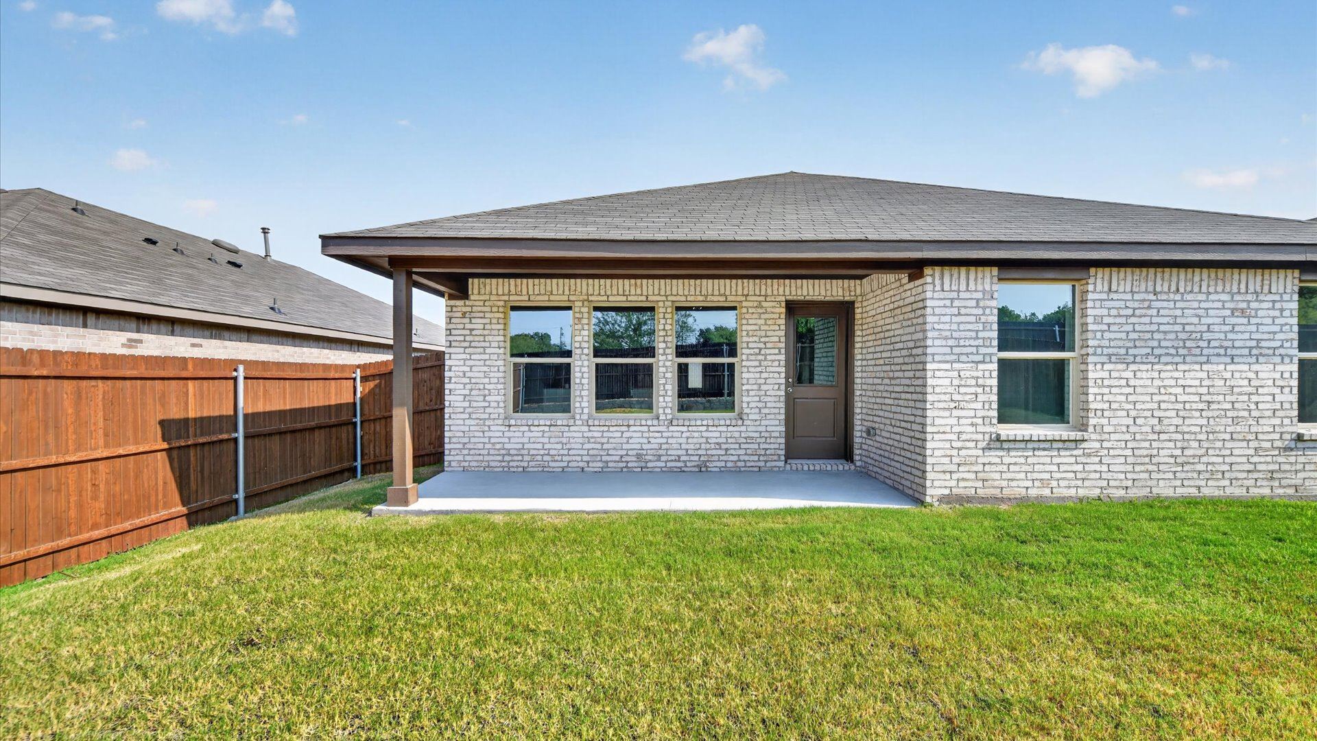 Covered patio