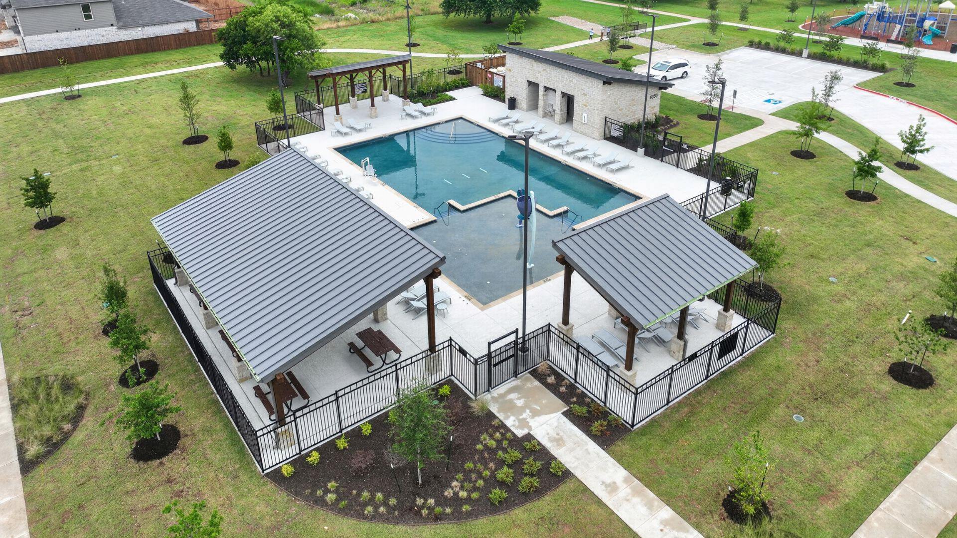 Terra Trace community pool and amenities center