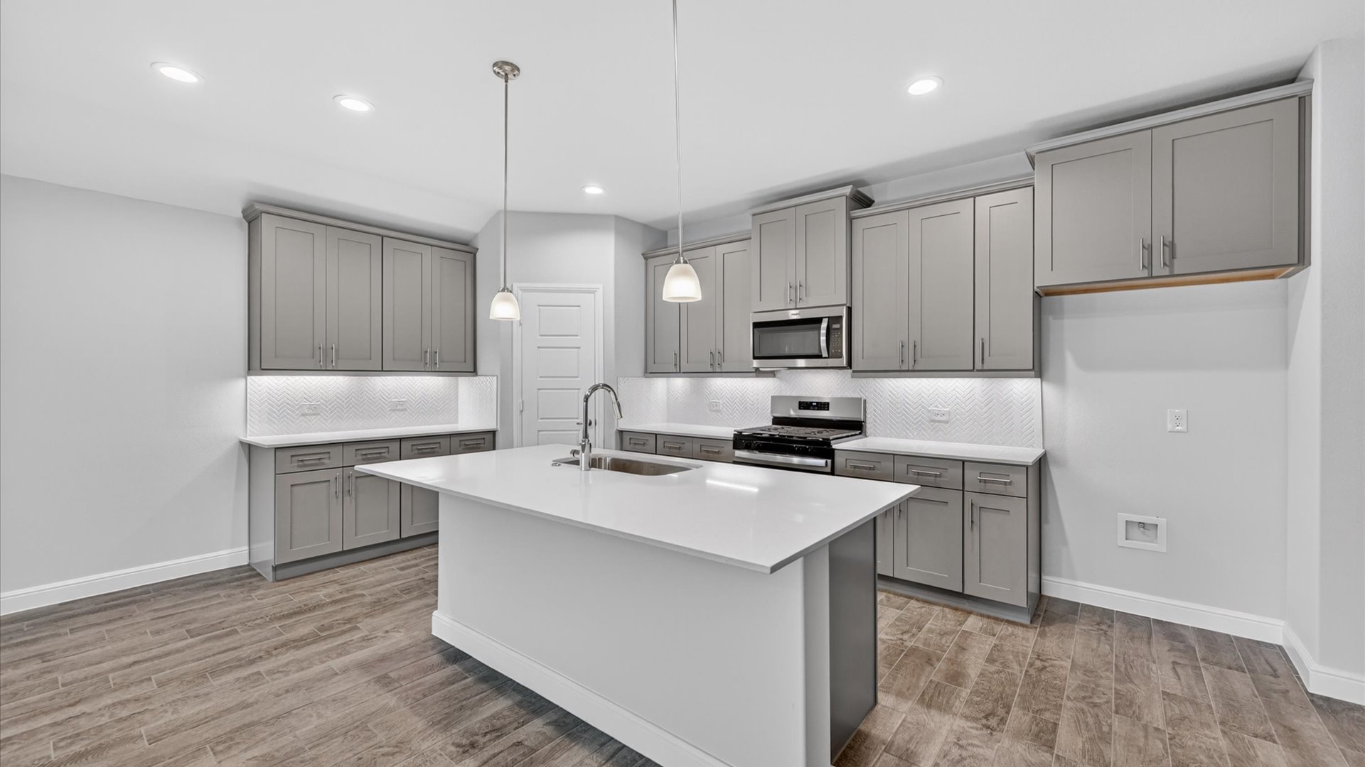Open concept kitchen