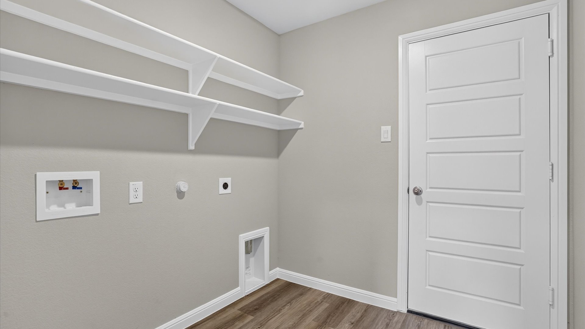 Laundry and utility closet