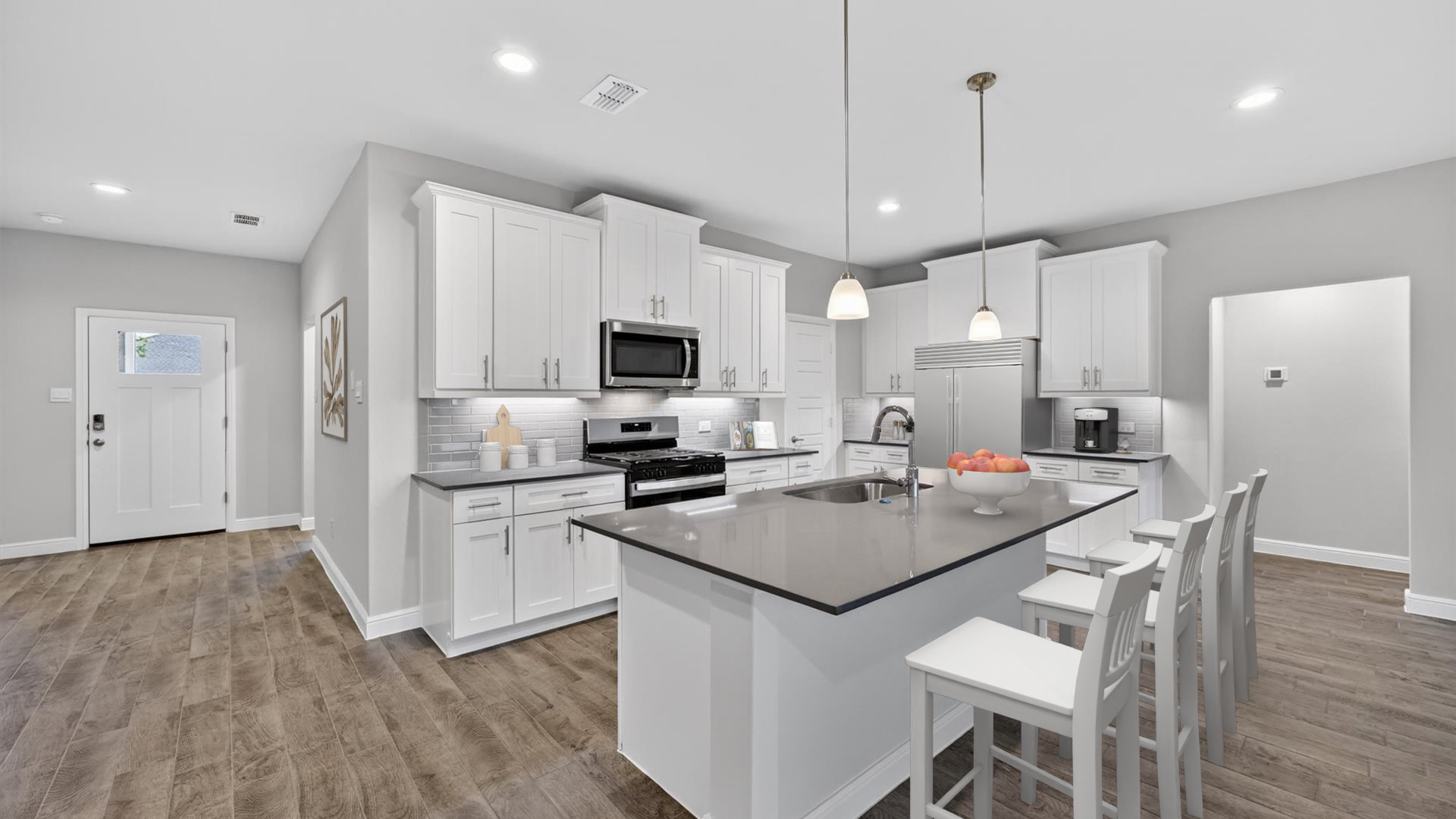 Spacious open kitchen