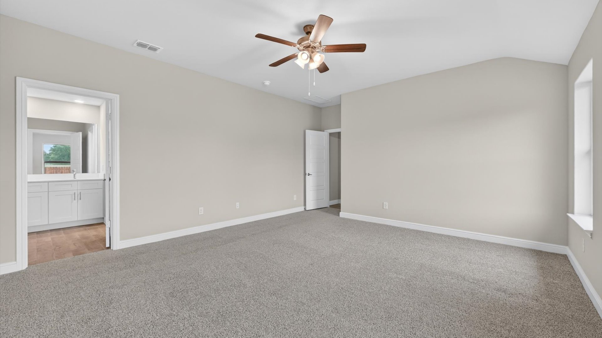 Bedroom 1 with private ensuite bathroom