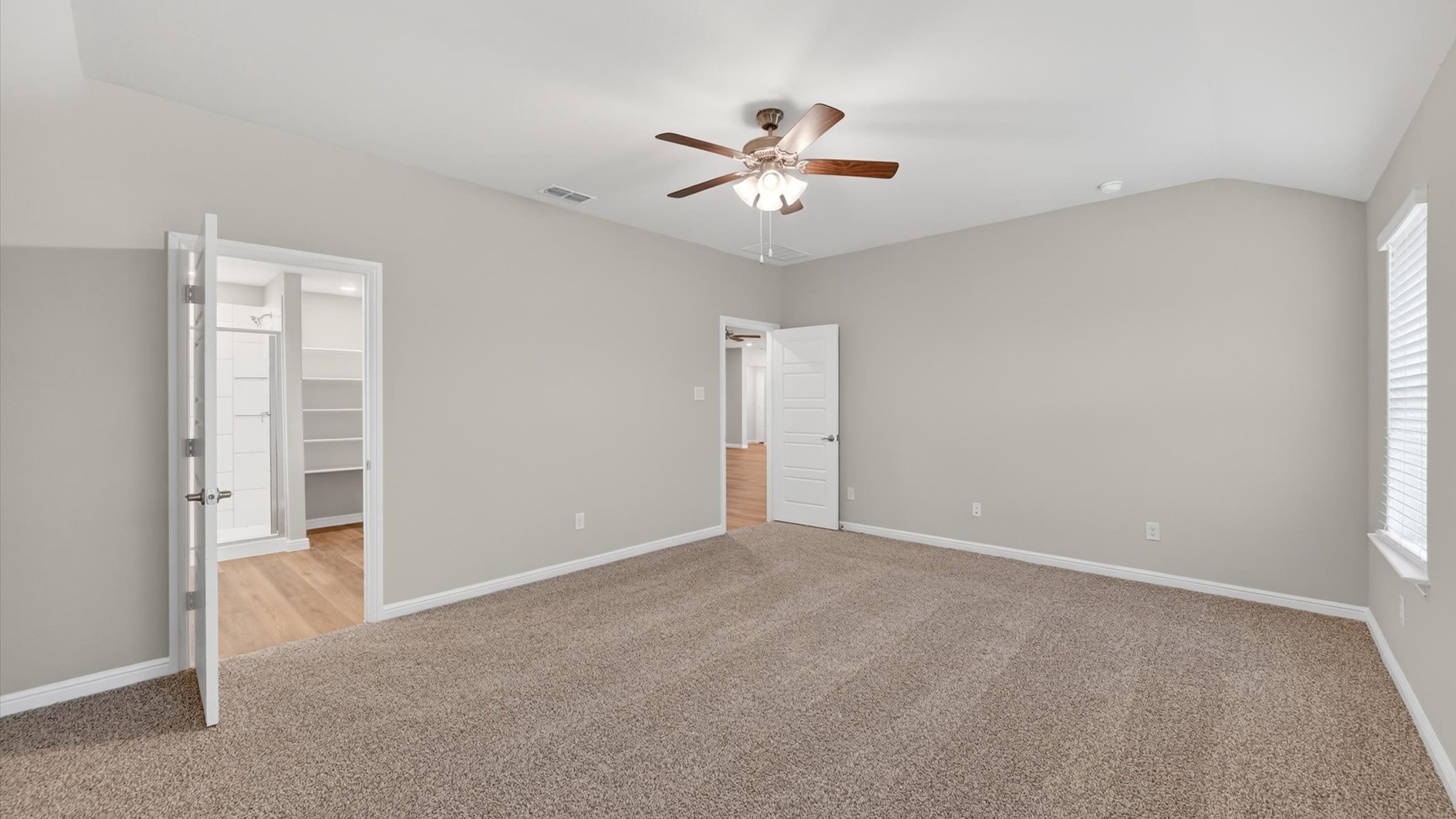 Bedroom 1 with ensuite bathroom