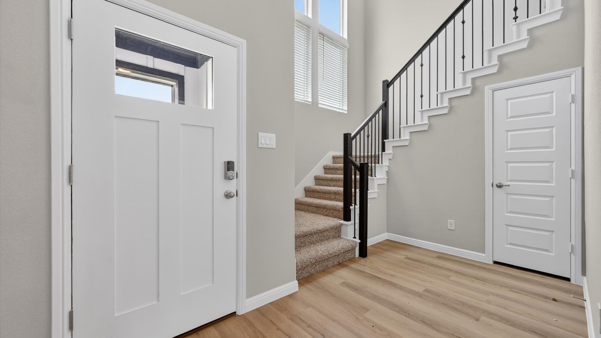 Front entry and foyer