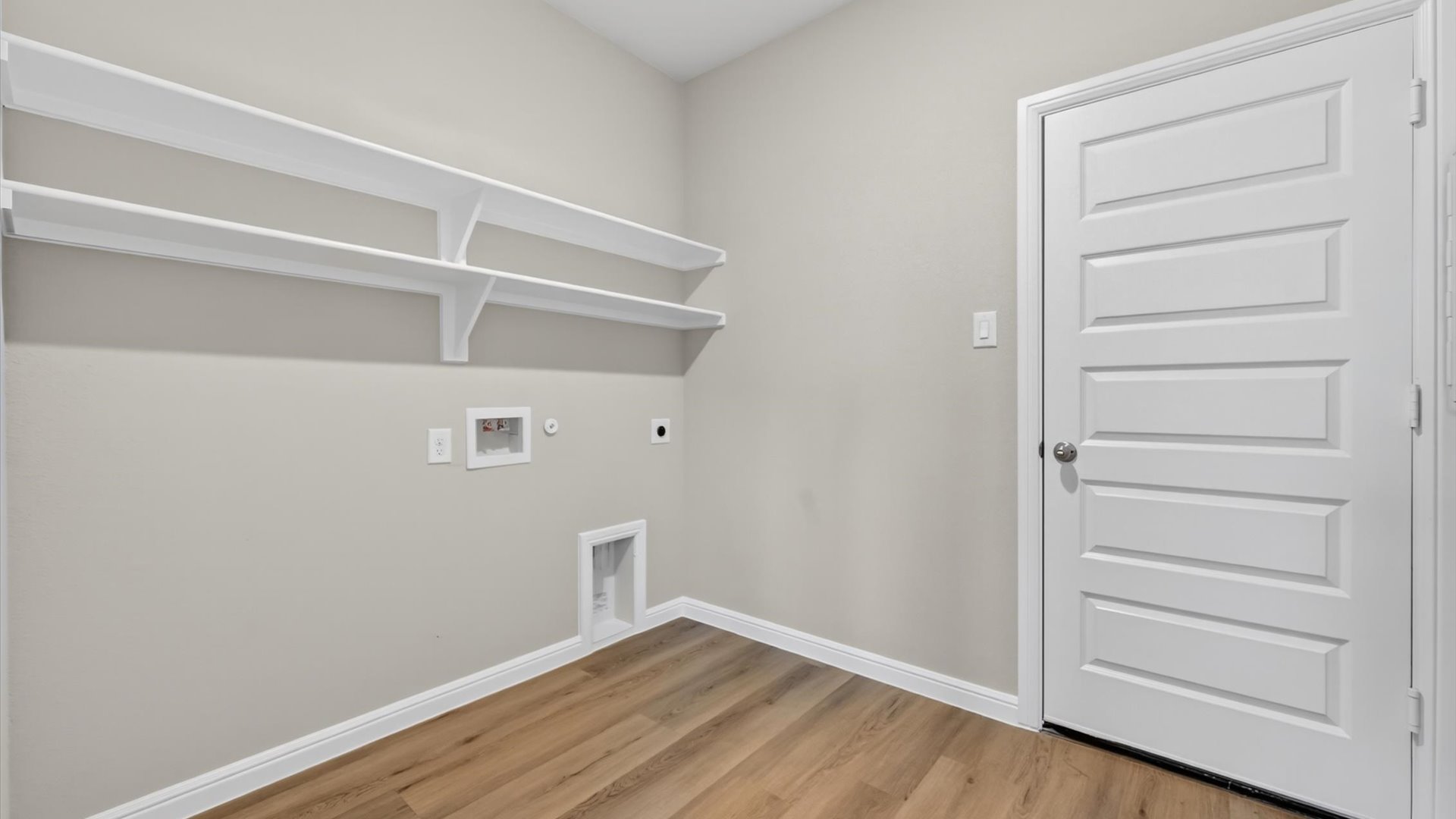 Laundry and utility closet