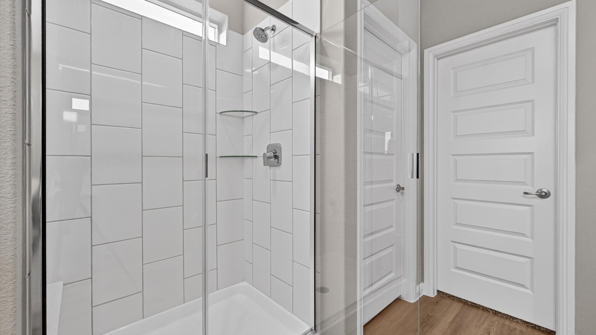 Bathroom 1 with luxurious shower