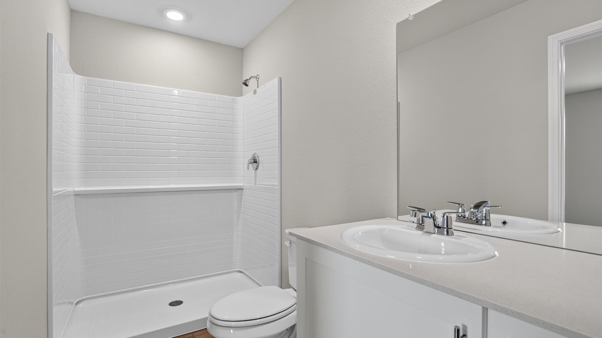 Bathroom 1 with vanity