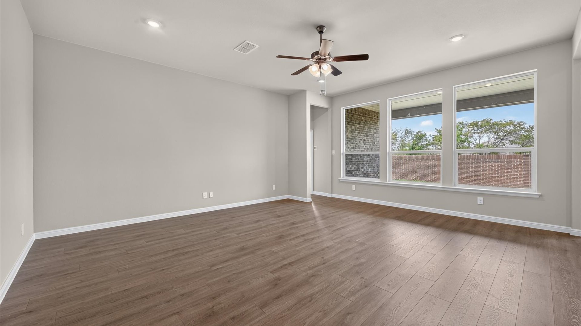 Living and family room