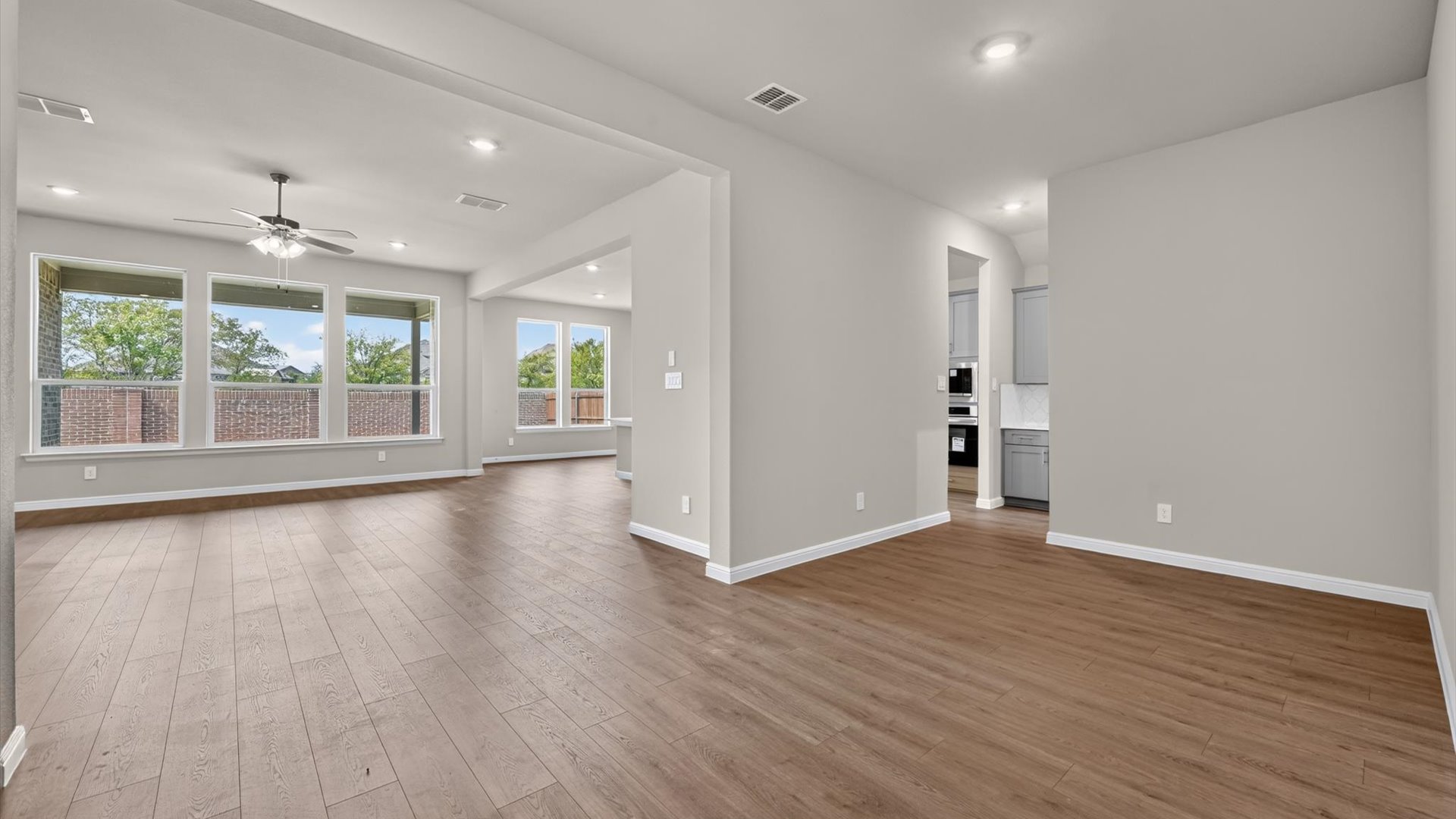 Open concept living space