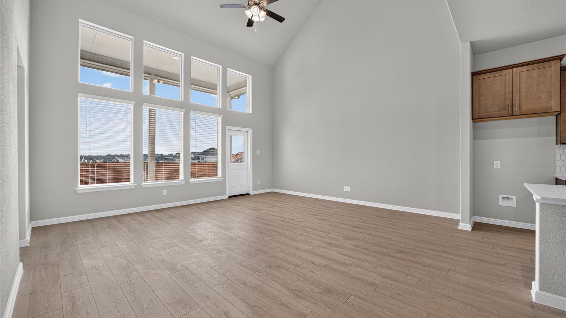 Living and family room