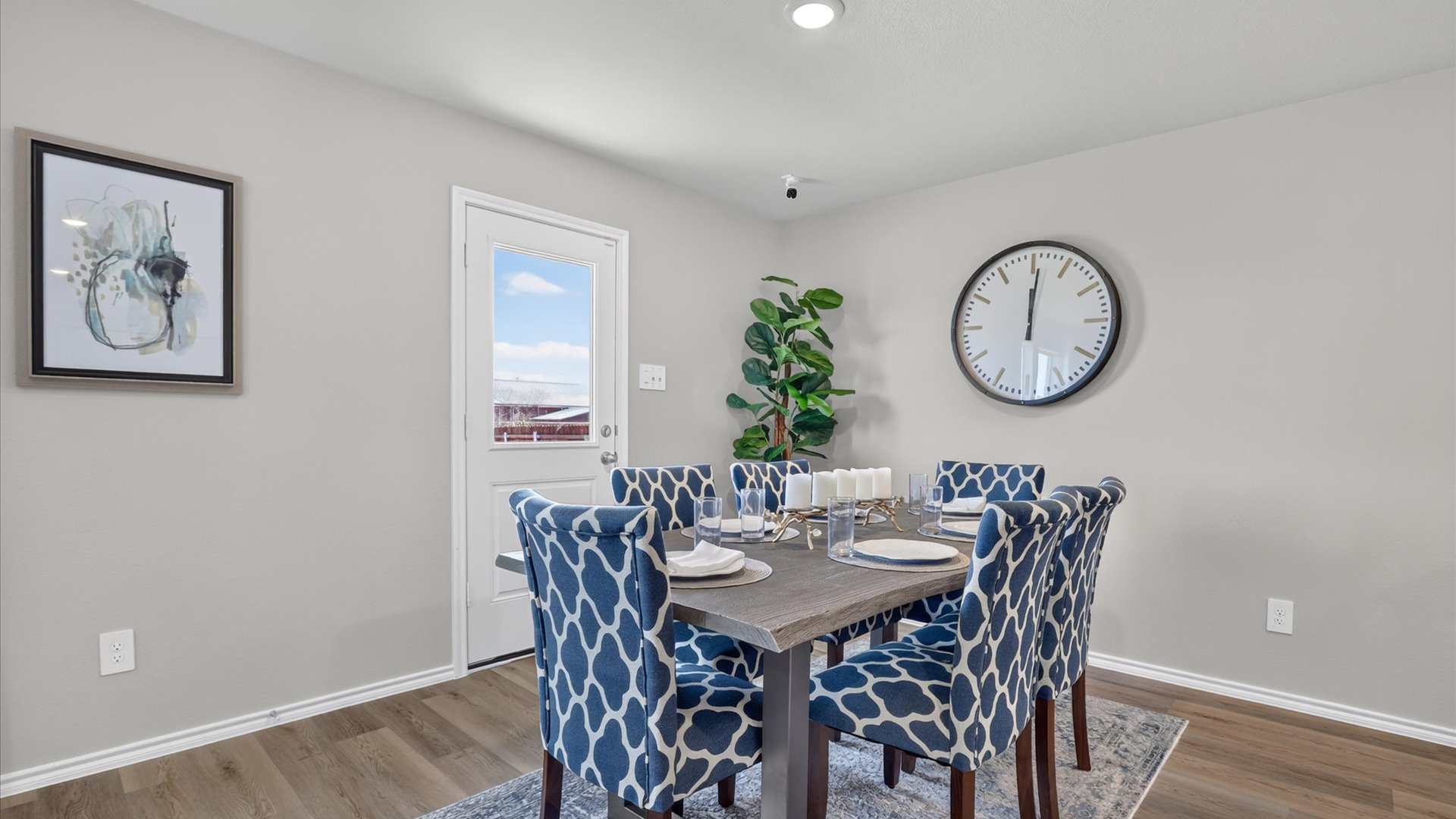 Open dining space