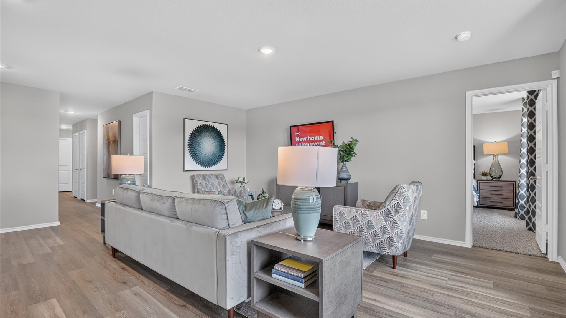 Living and family room