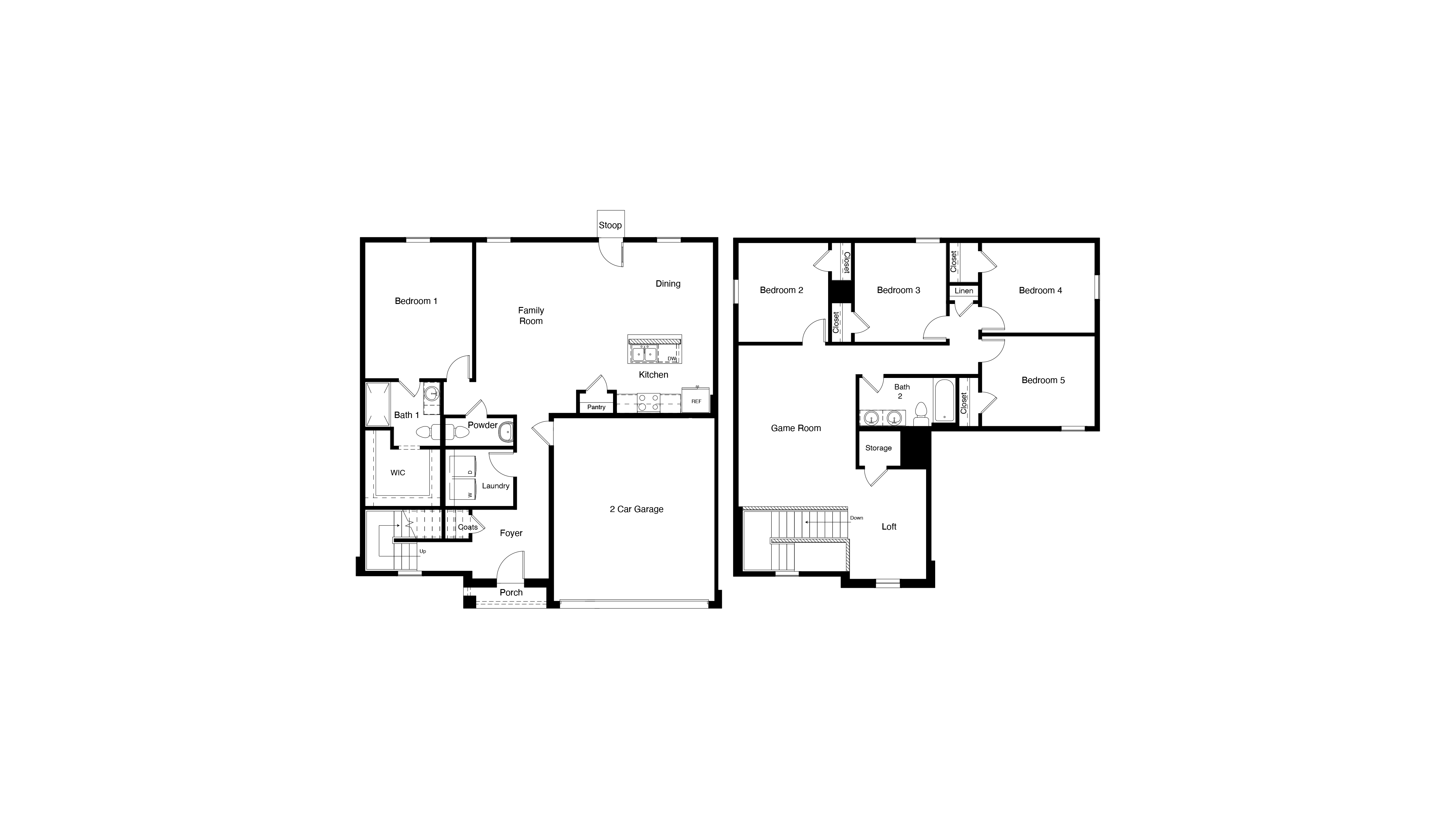 Callahan floorplan and layout