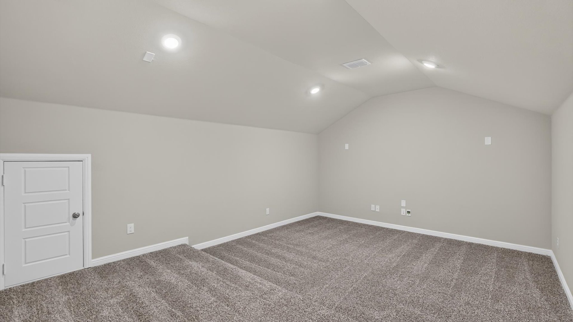 Upstairs movie room