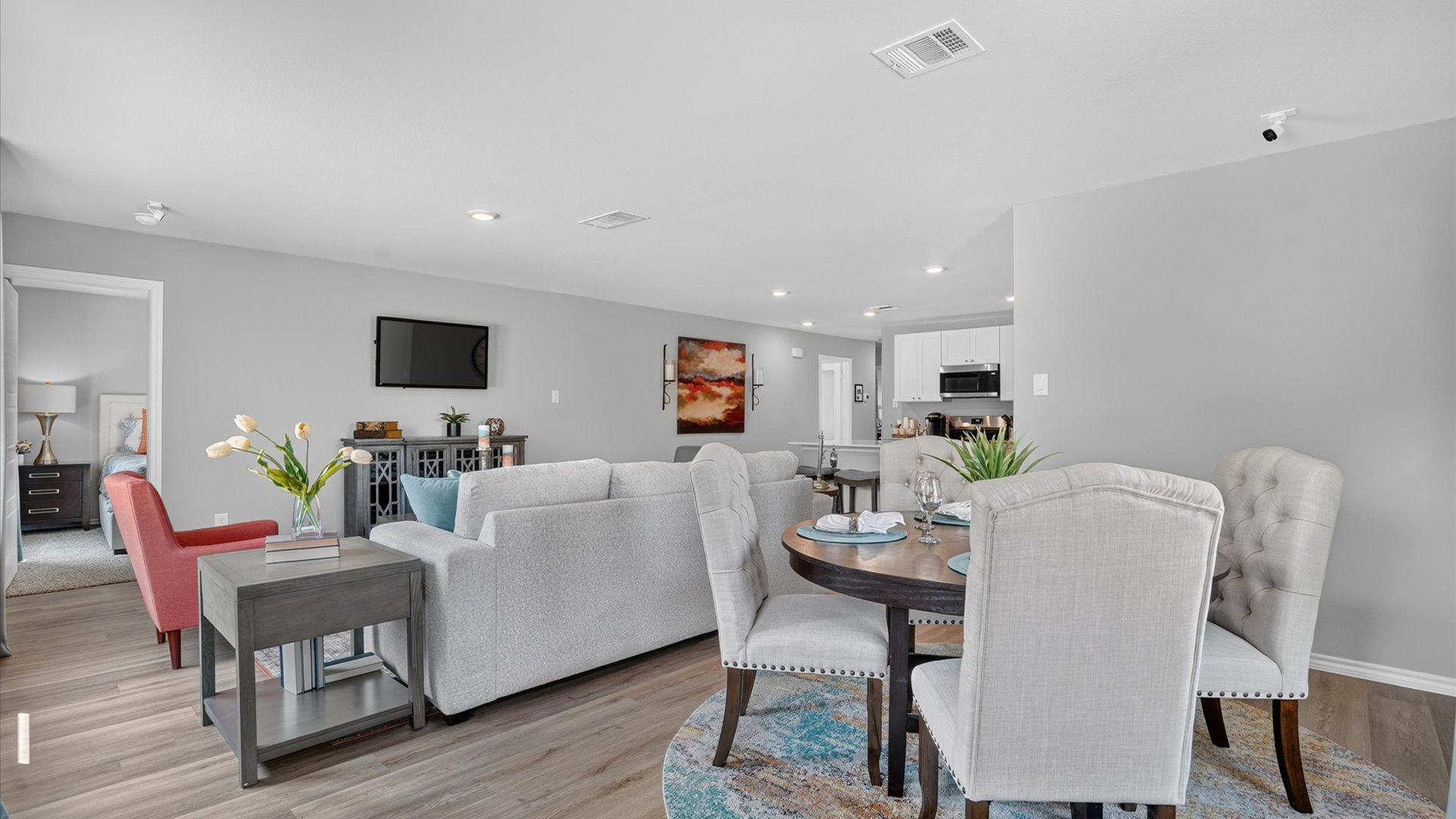 Living and dining space