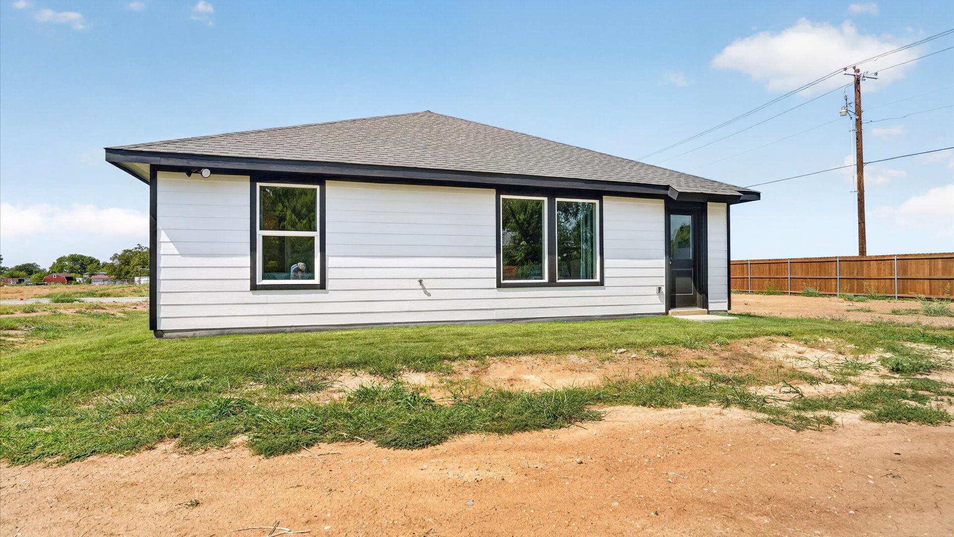 Rear of Anderson model home
