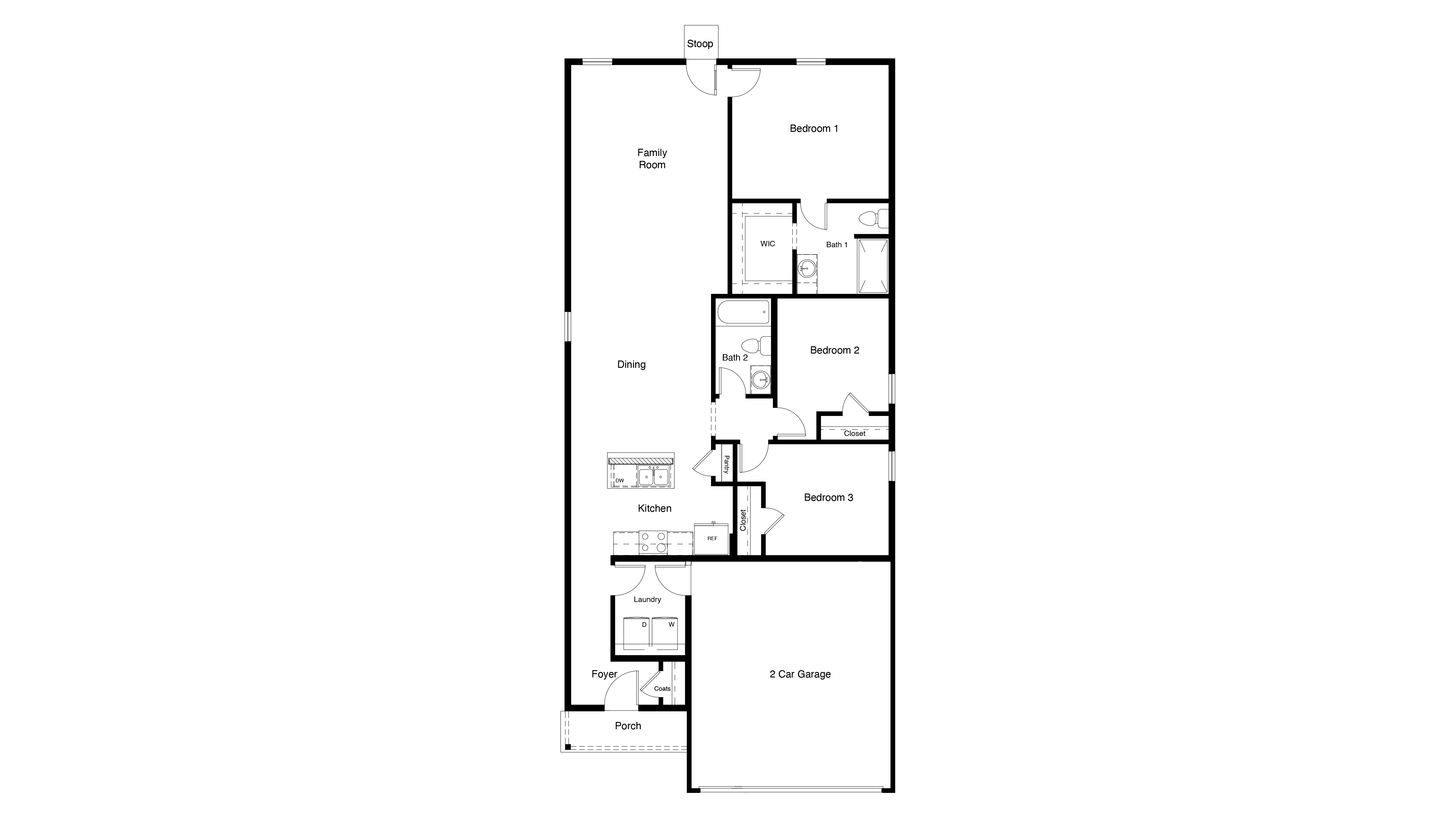 Caprock floorplan and overhead layout