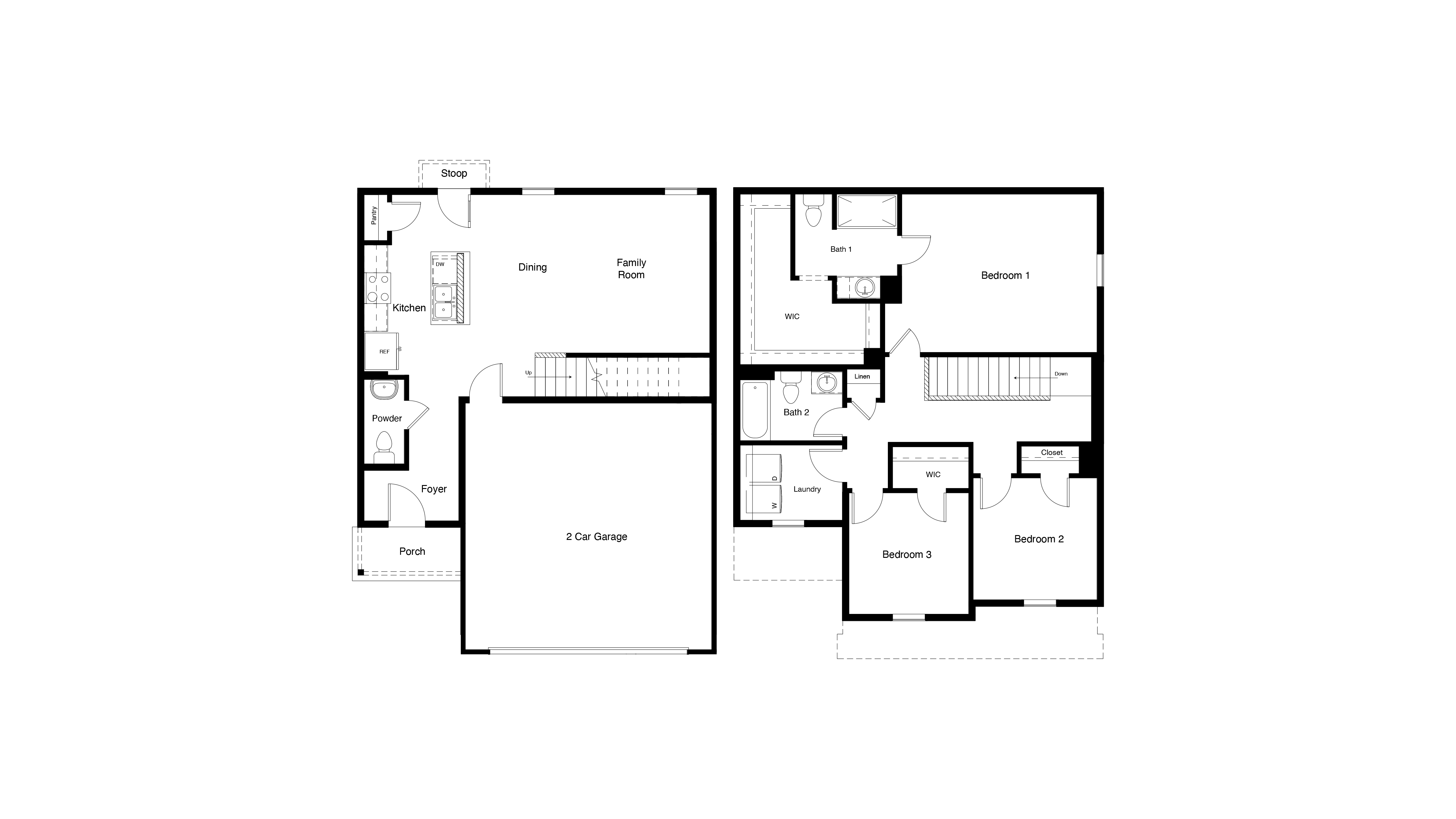 Davis floorplan and overhead layout