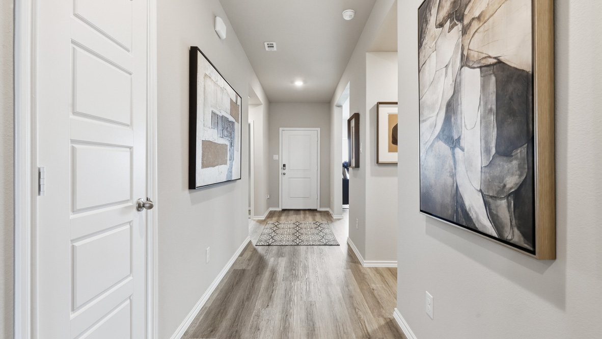 Hallway and entry