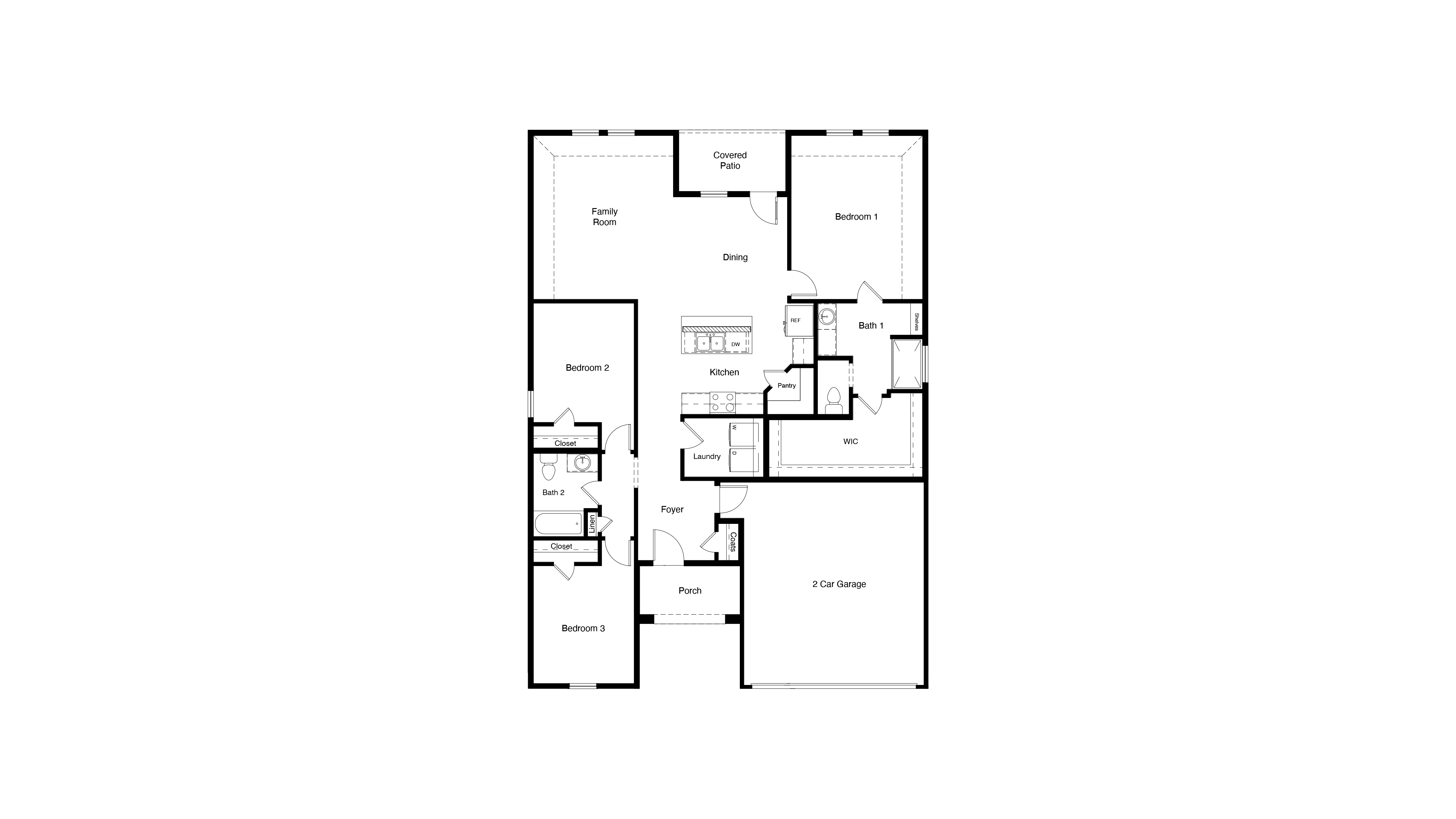 Denton floorplan and layout