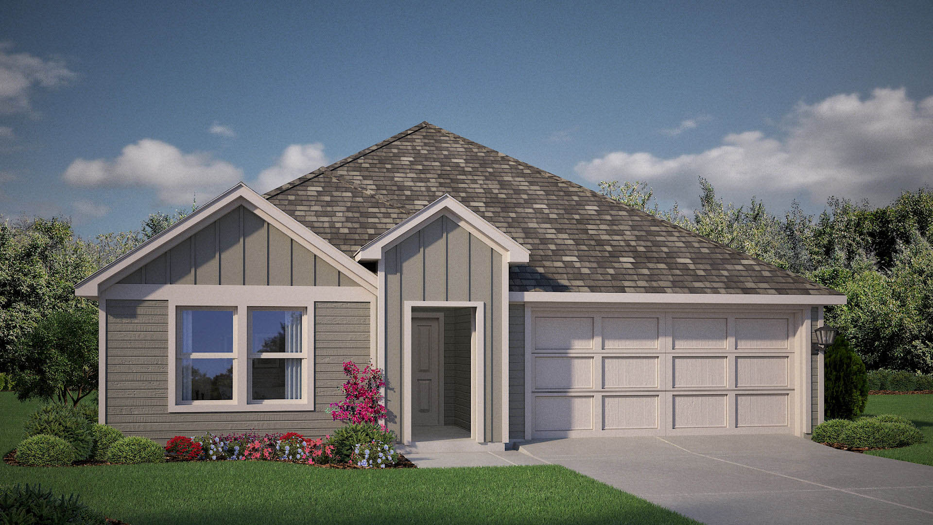 Rendering of Texas Cali elevation U