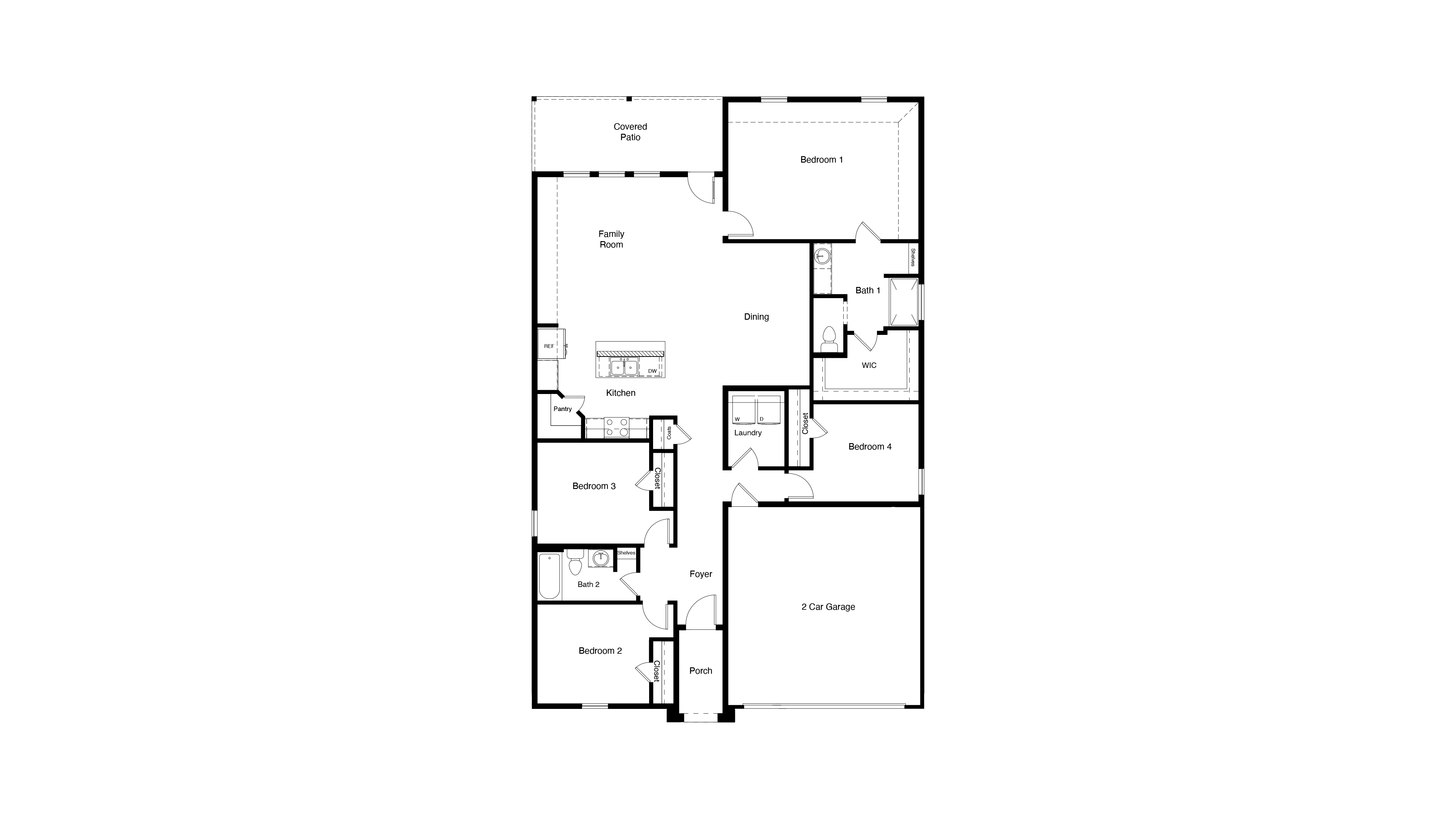 Justin floorplan and layout
