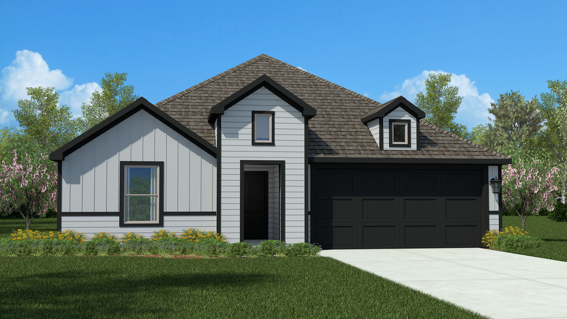 Exterior rendering of Justin elevation V