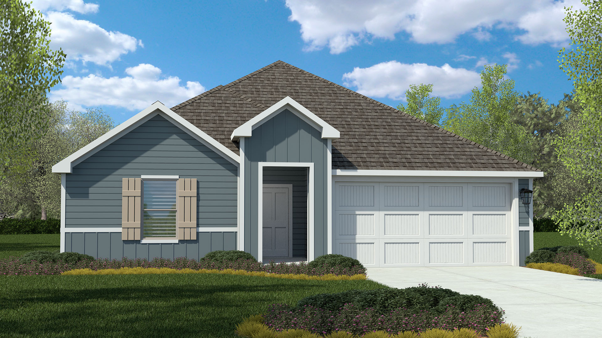 Exterior rendering of Kingston elevation T